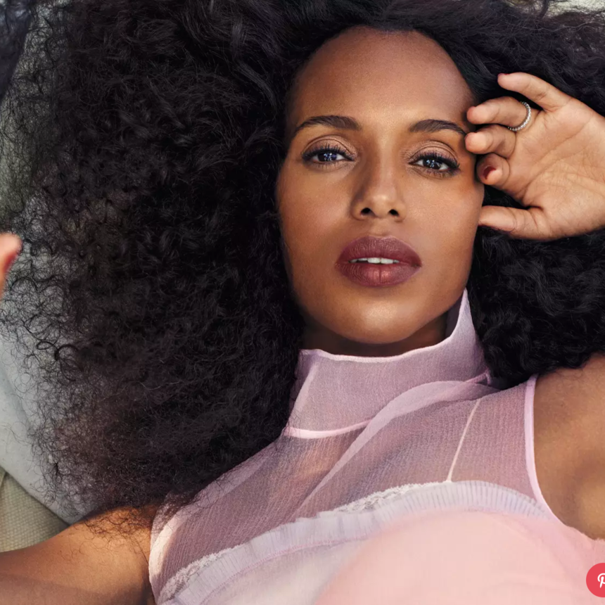 Kerry Washington Wears Her Hair Natural Now That's She's A Mom - Here's Why